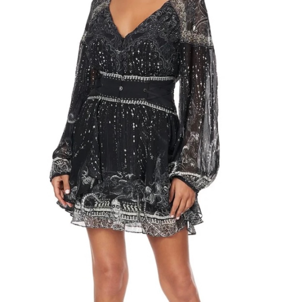 camilla mini dress, midnight pearl